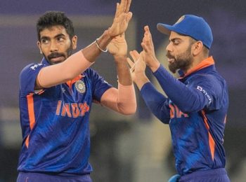 Virat Kohli and Jasprit Bumrah
